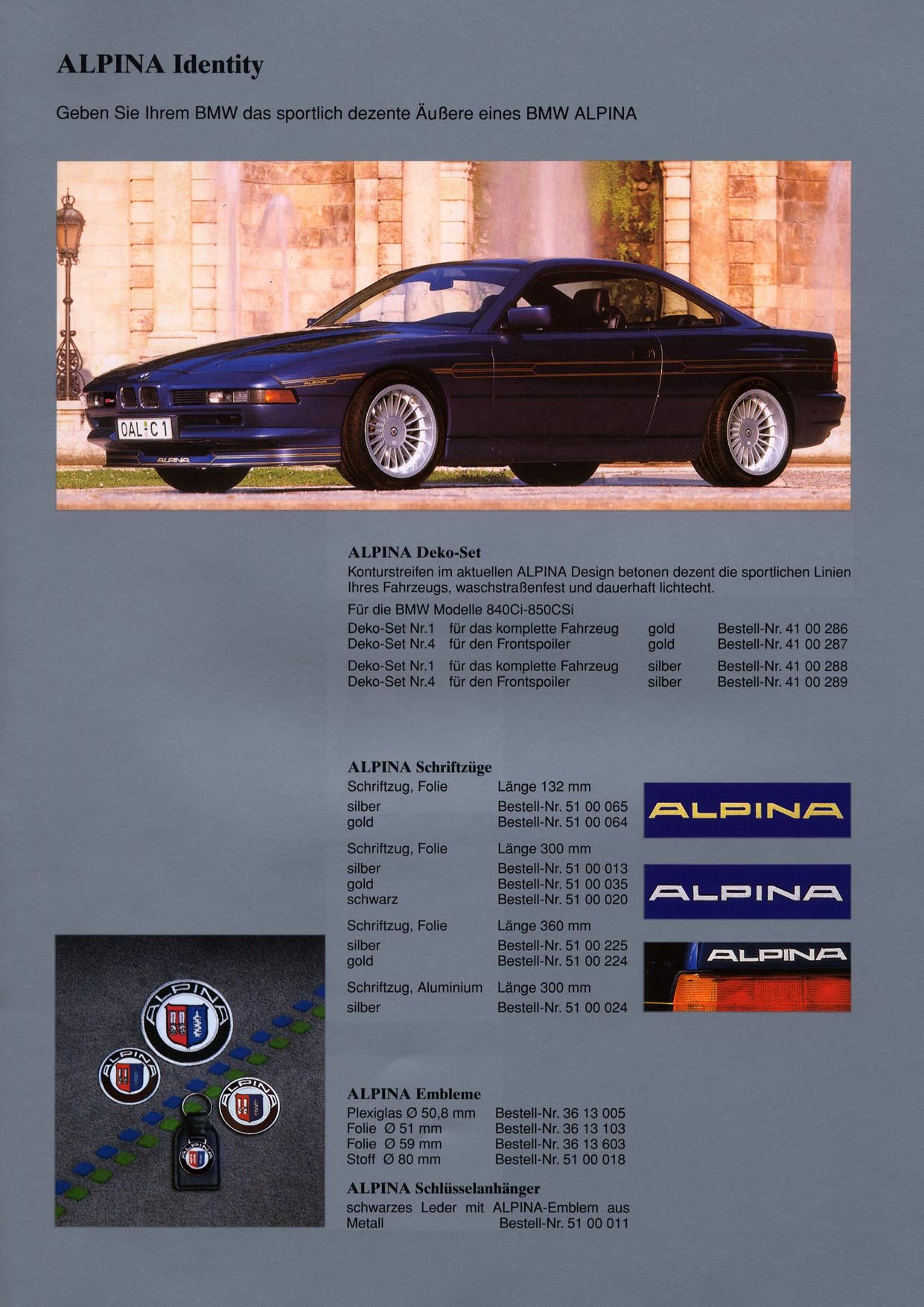 ALPINA BMW E31 — imagen 5 del catálogo oficial