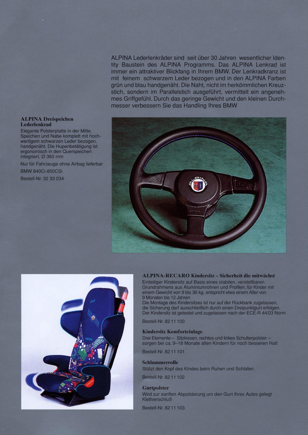 ALPINA BMW E31 — imagen 7 del catálogo oficial