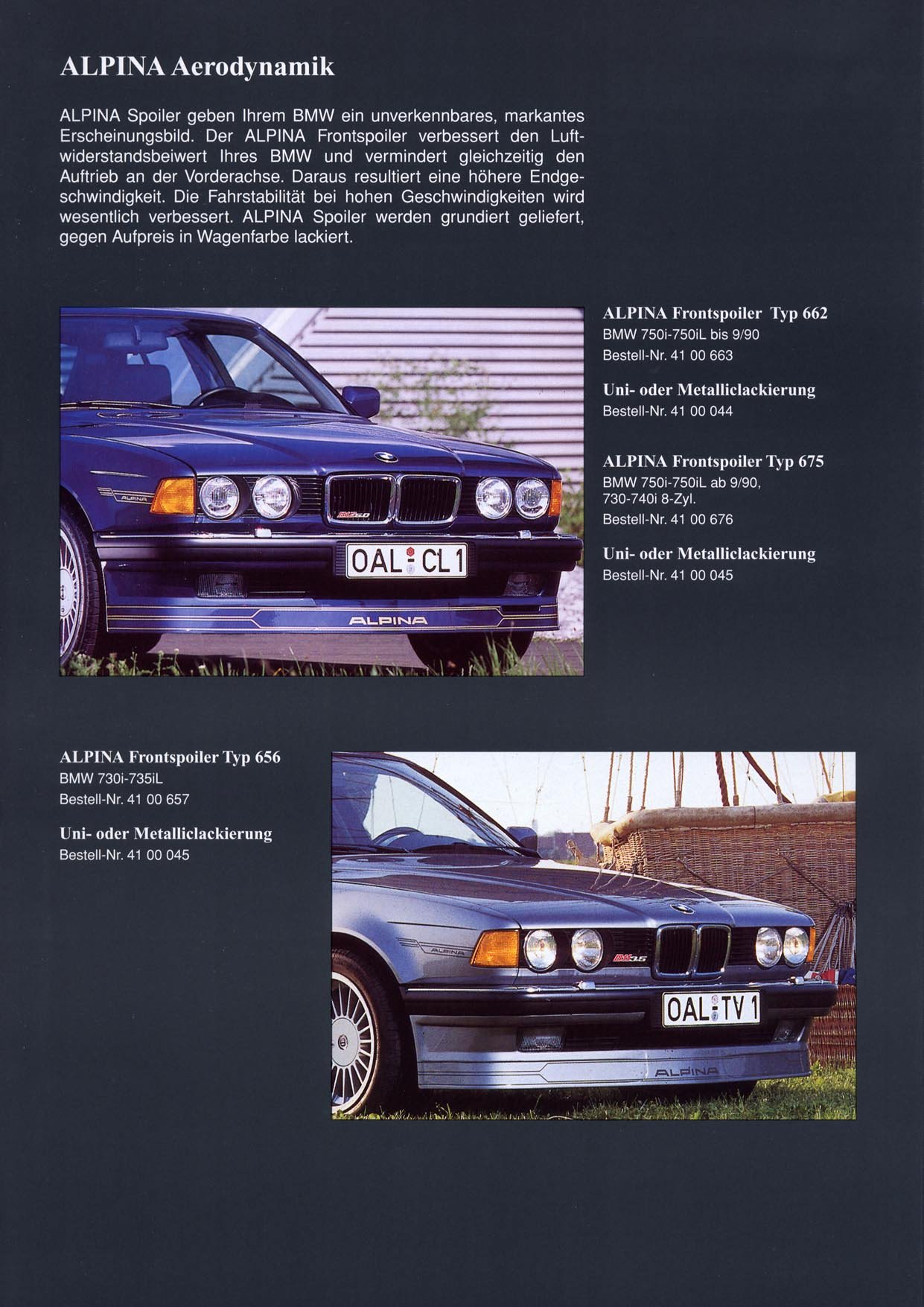 ALPINA BMW E32 — imagen 5 del catálogo oficial