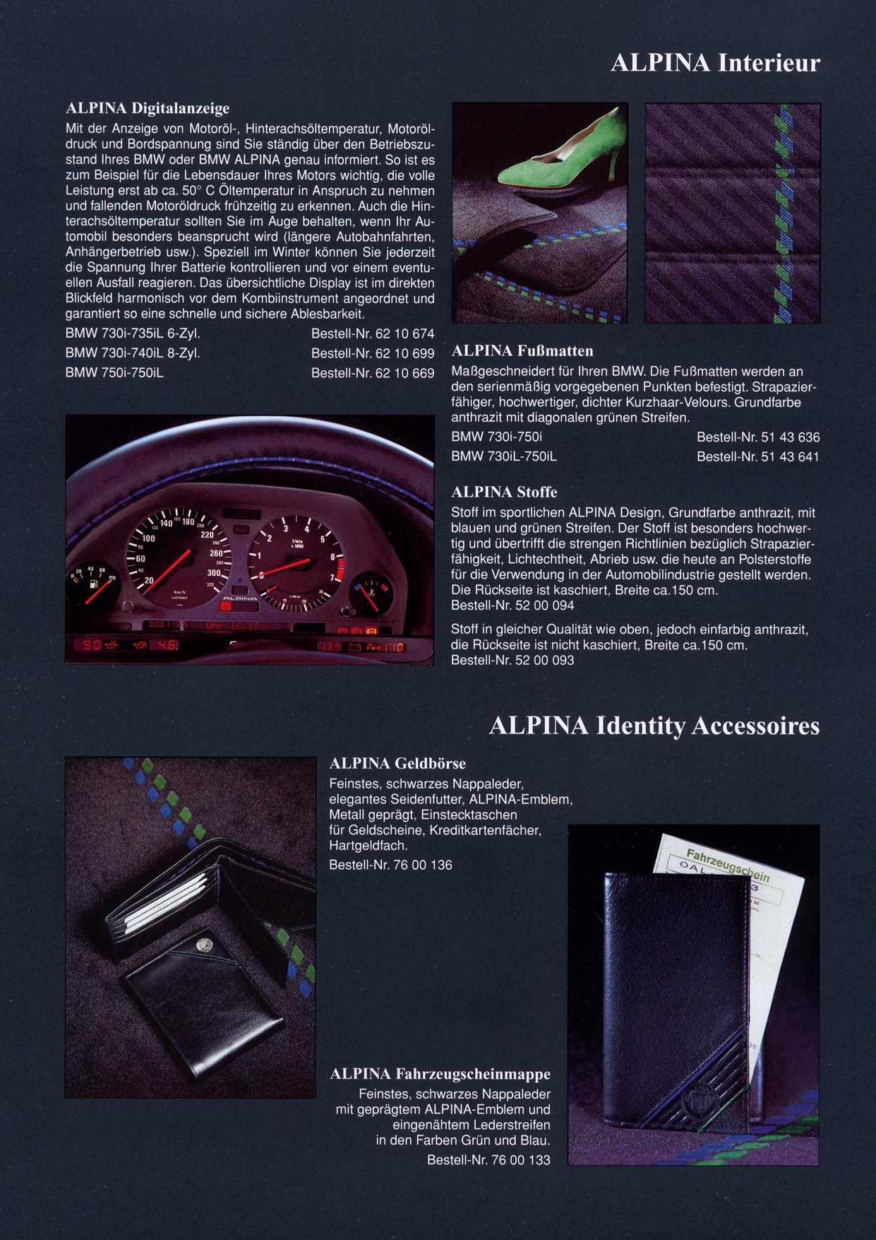 ALPINA BMW E32 — imagen 7 del catálogo oficial