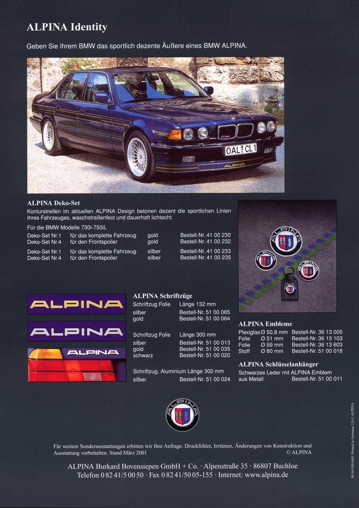 ALPINA BMW E32 — imagen 8 del catálogo oficial