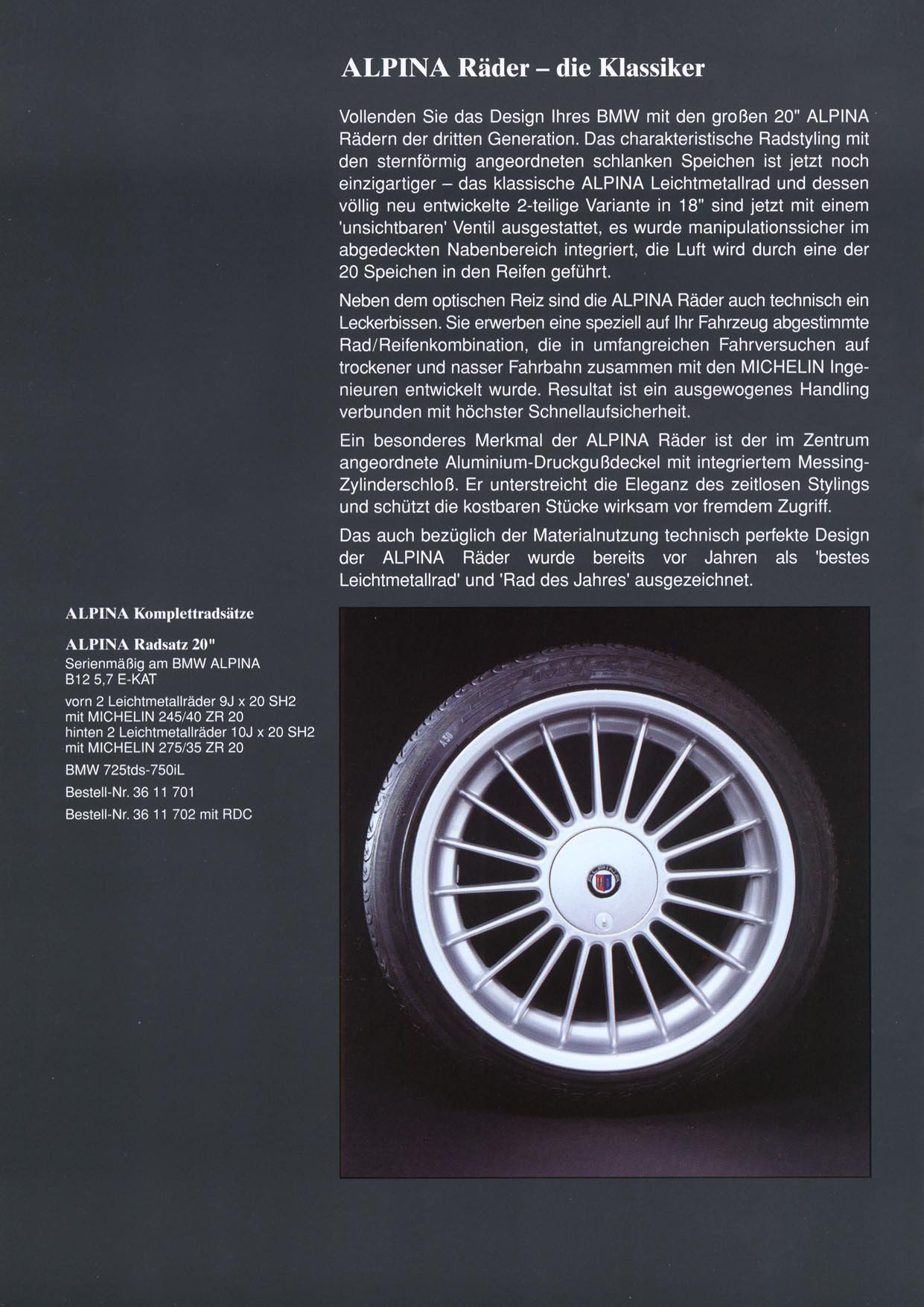 ALPINA BMW E38 — imagen 2 del catálogo oficial